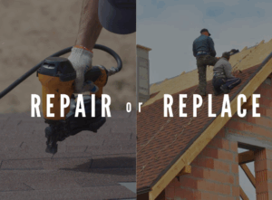 roof replacement or roof repair