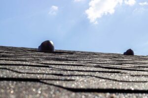 heat damage on roof